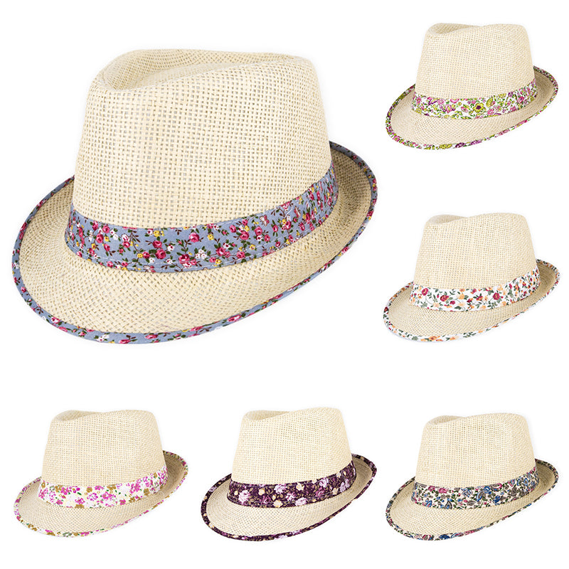 Printed Straw Hat