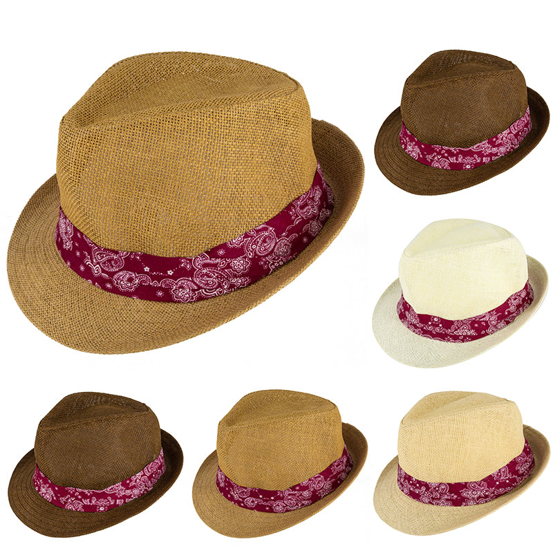 Printed Straw Hat