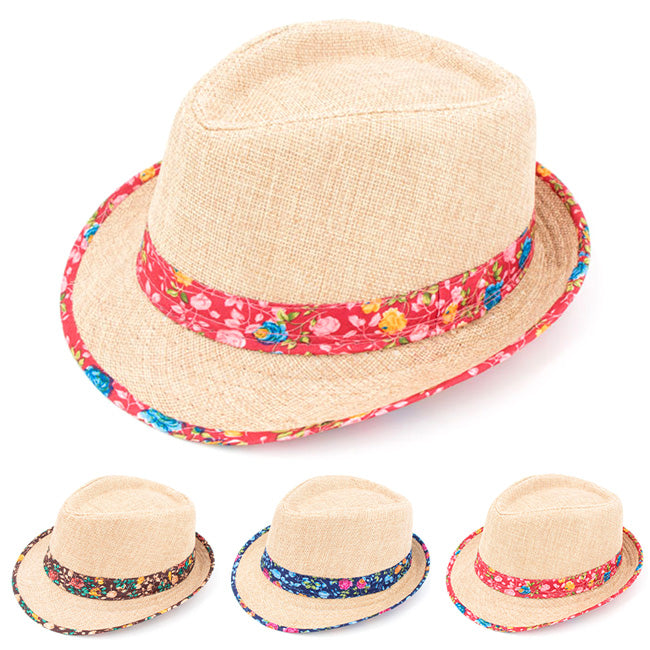 Printed Straw Hat