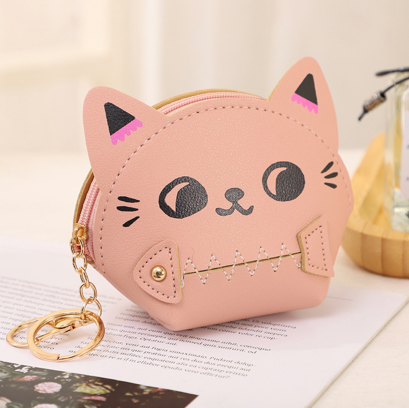 Cat coin purse
