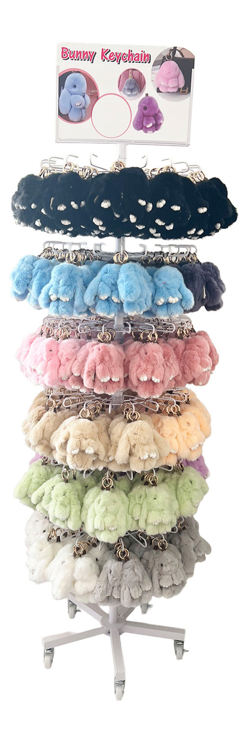 Bunny Keychain with Floor Display 300pcs