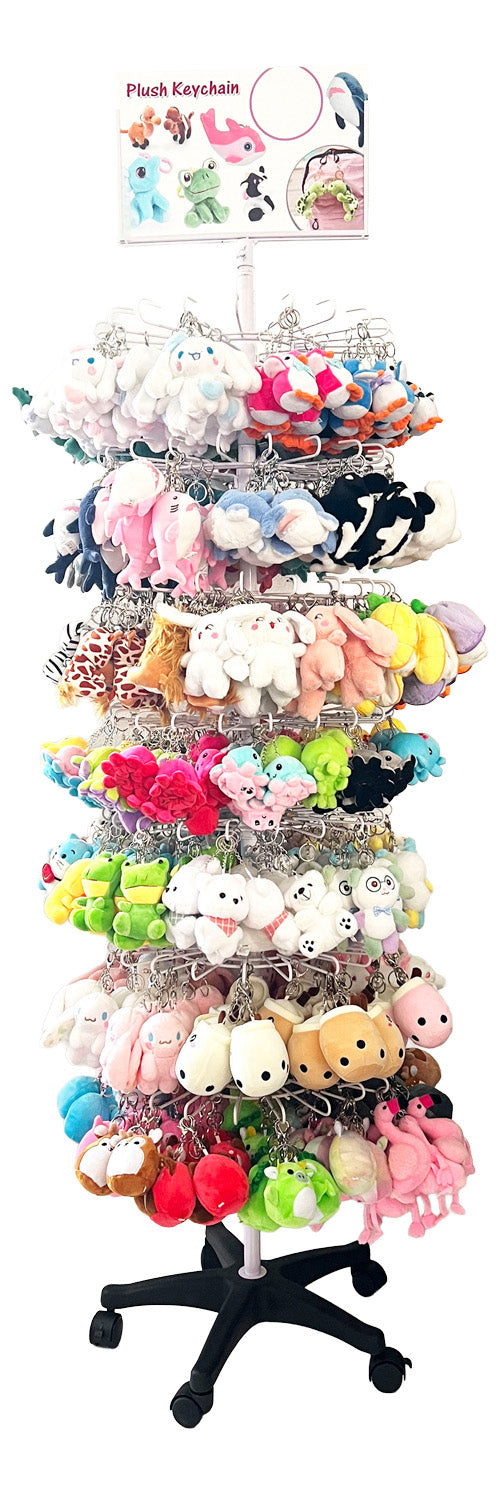 Plush Keychain with Floor Display 672pcs