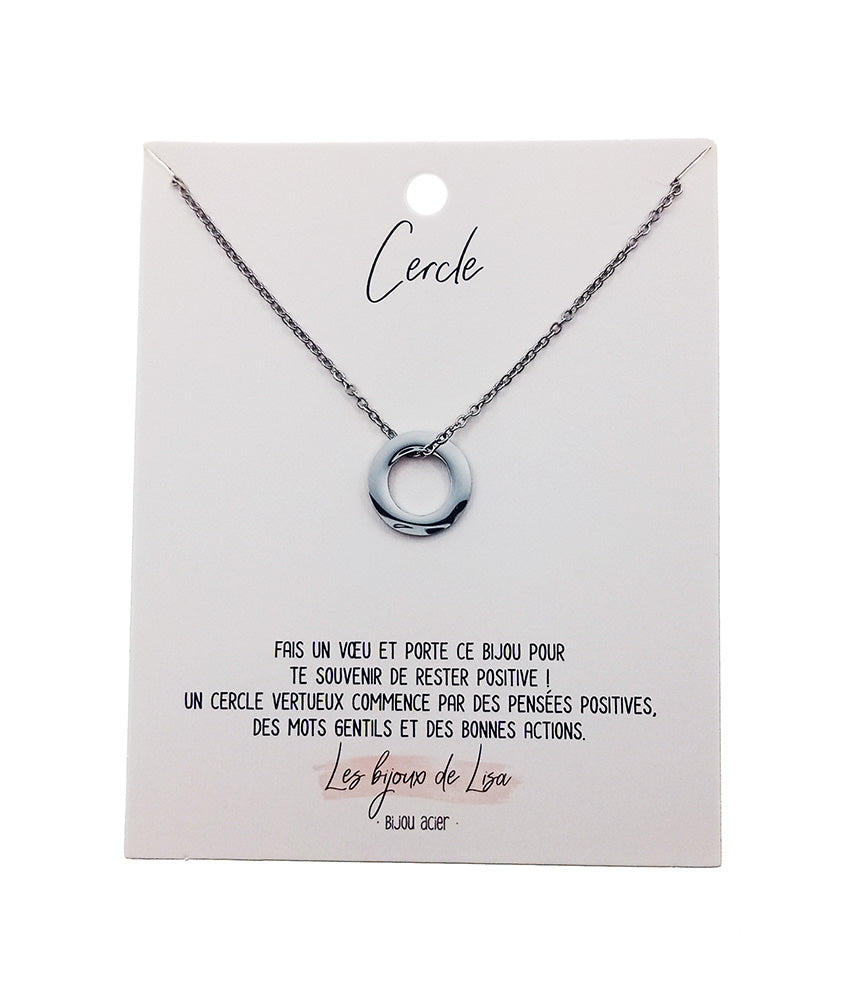 Silver Stainless Steel Necklace 12PCS