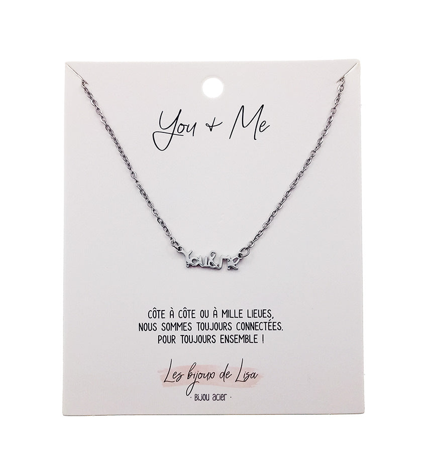 Silver Stainless Steel Necklace 12PCS