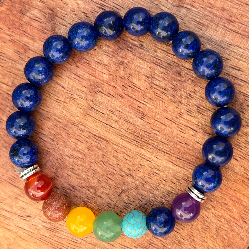 Natural LAPIS LAZULI Stone Bracelet 1 Pcs