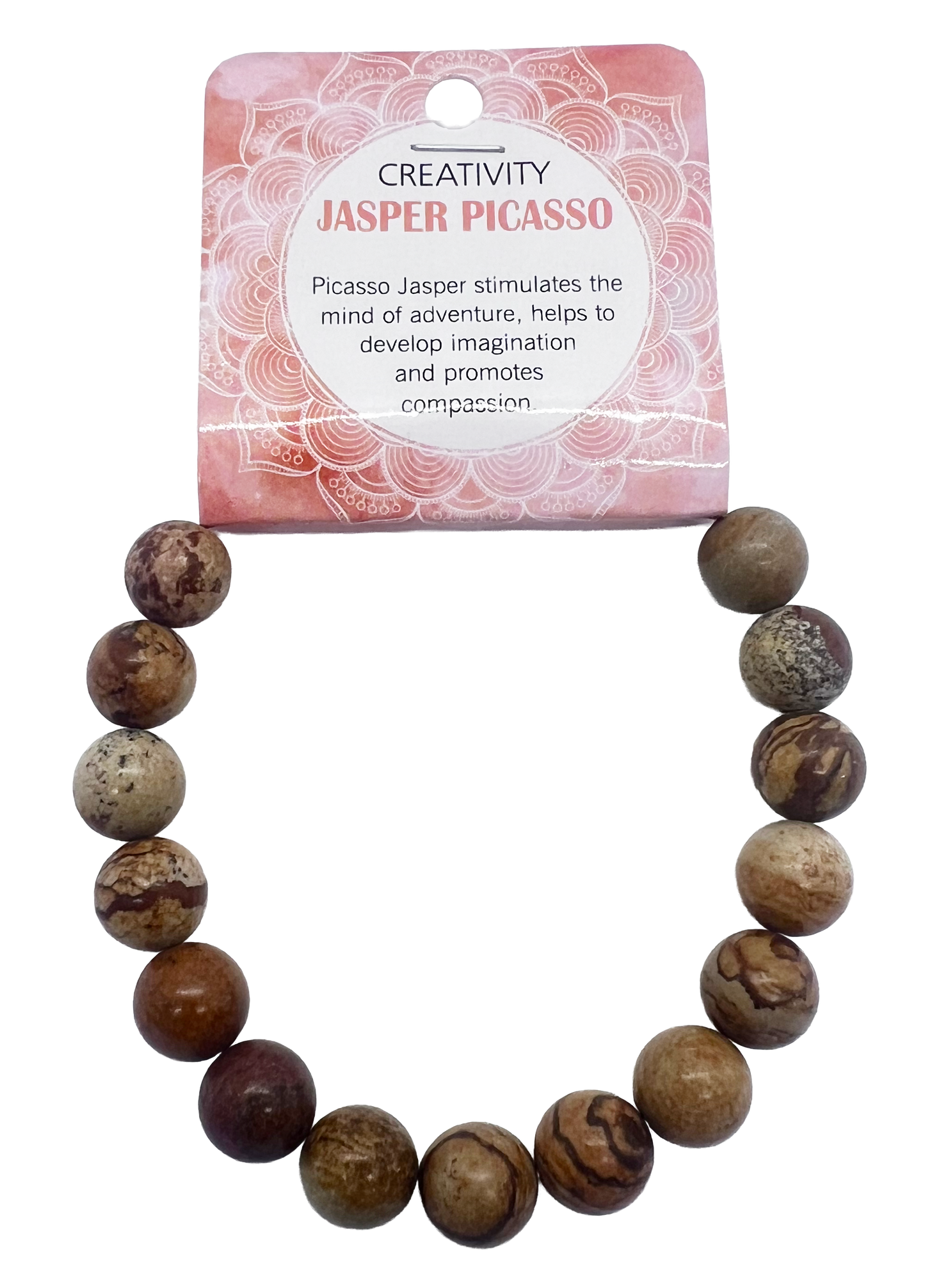 Natural Stone Bracelet 10mm with Floor Display 420pcs