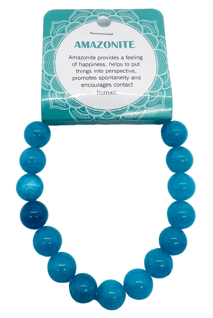 Natural Stone Bracelet 10mm with Floor Display 420pcs