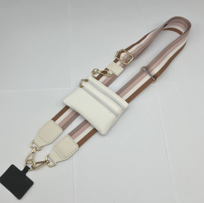 Long Keeper Phone Strap Crossbody with Zipper Wallet Phone Chain