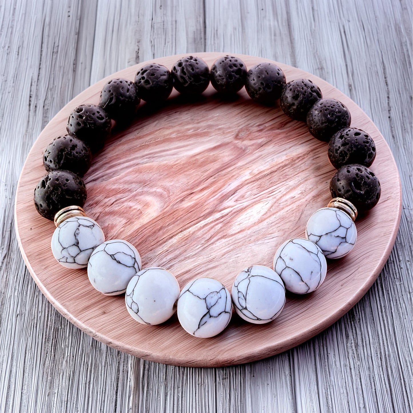 Natural HARMONY CHAKRA Stone Bracelet 10mm 1Pcs
