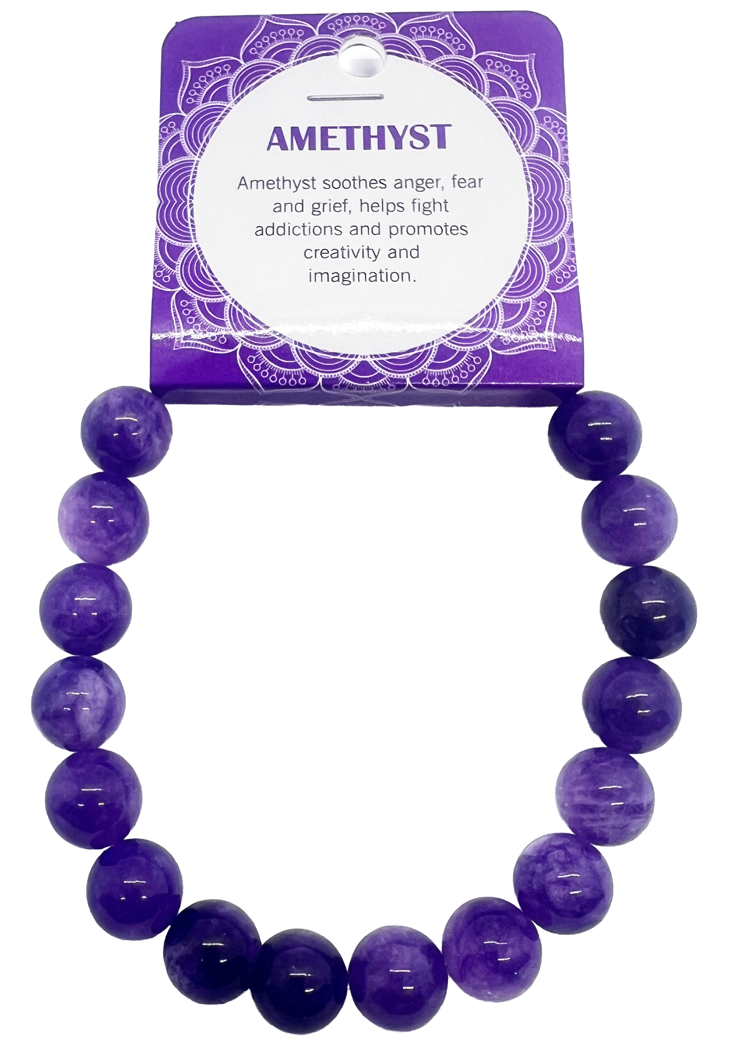 Natural Stone Bracelet 10mm with Floor Display 420pcs