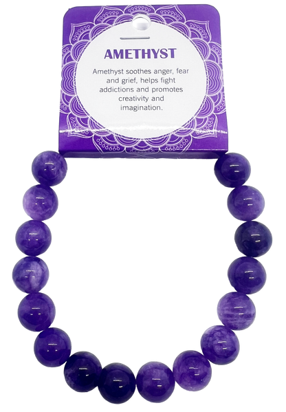Natural Stone Bracelet 10mm with Floor Display 420pcs