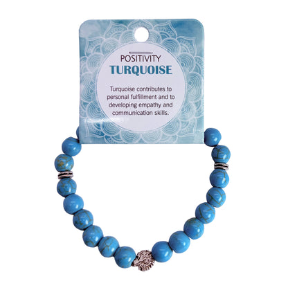 Natural Turquoise Stone Bracelet 8mm