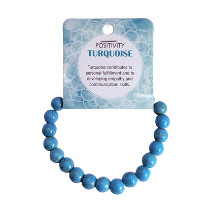 Natural Turquoise Stone Bracelet 8mm