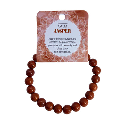 Natural Jasper Stone Bracelet 8mm