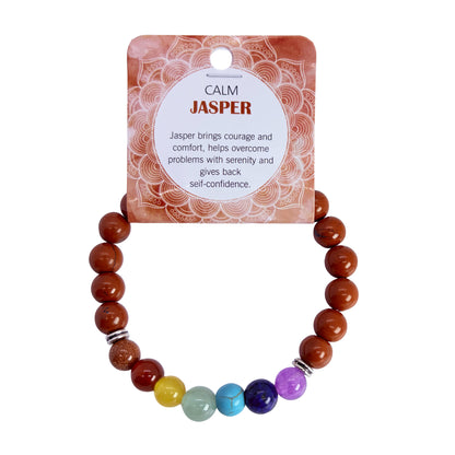 Natural Jasper Stone Bracelet 8mm