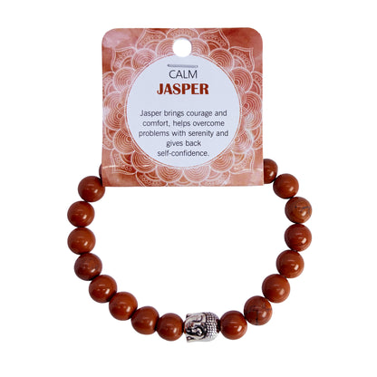 Natural Jasper Stone Bracelet 8mm