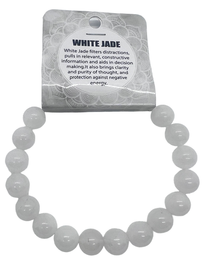 Natural Stone Bracelet 10mm with Floor Display 420pcs
