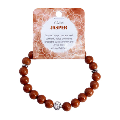 Natural Jasper Stone Bracelet 8mm