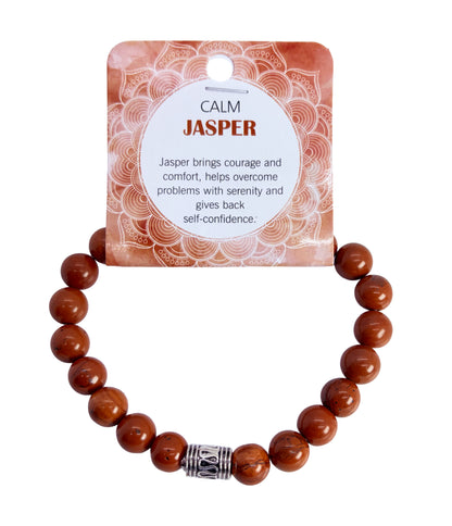 Natural Jasper Stone Bracelet 8mm
