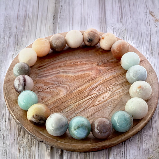 Natural LARDERITE Stone Bracelet 10mm 1Pcs