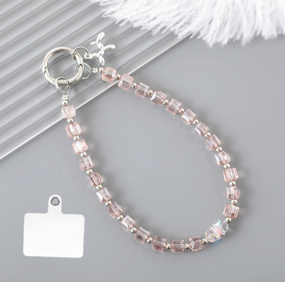 Crystal Beads Bling Collar Phone Chain