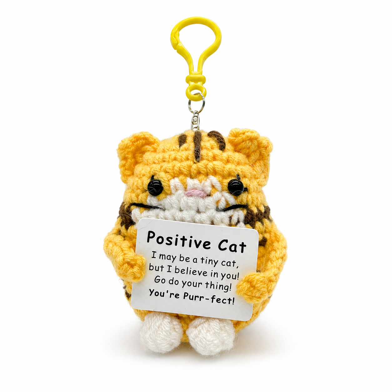 Cat Crochet keychain