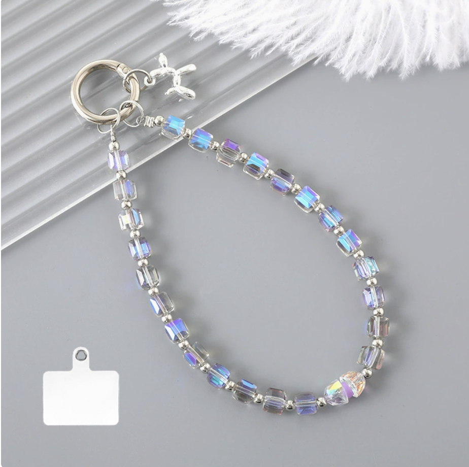 Crystal Beads Bling Collar Phone Chain