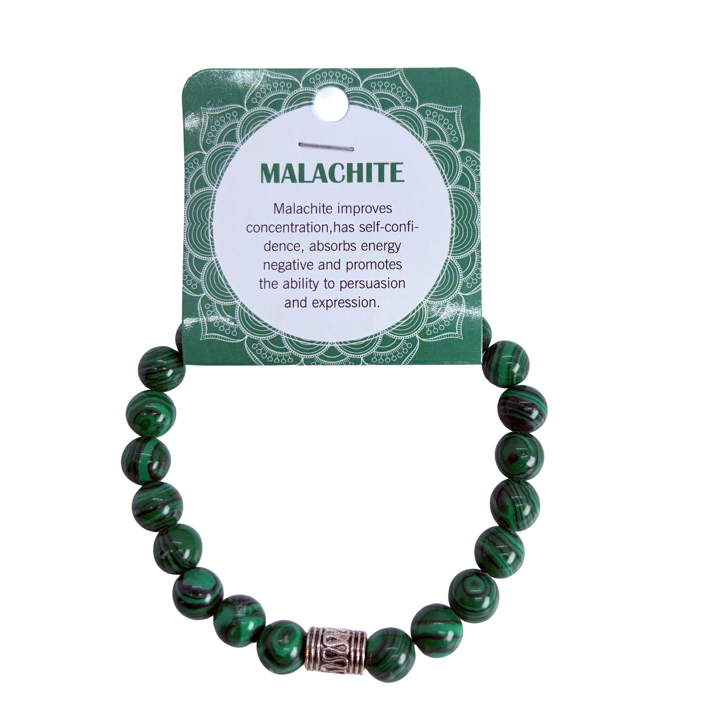 Natural MALACHITE Stone Bracelet 1 Pcs