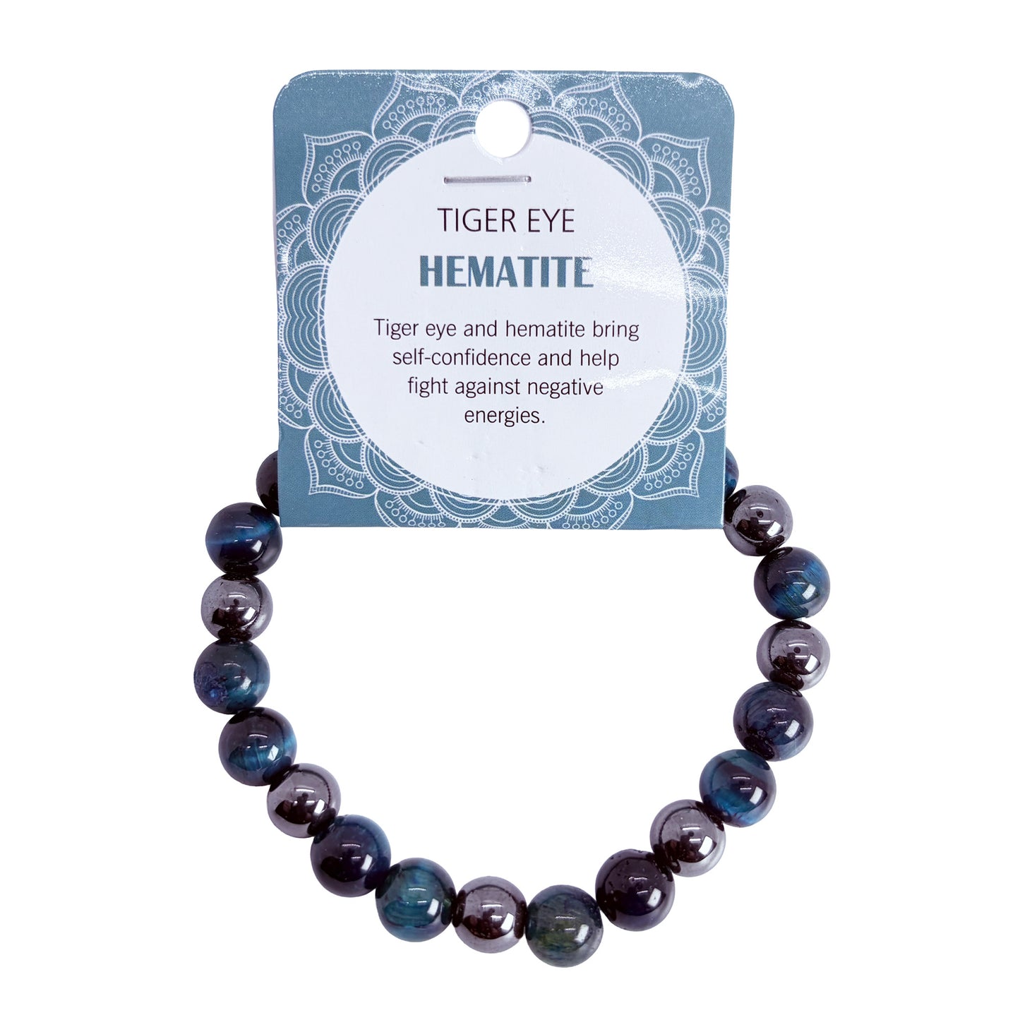 Natural TIGER EYE HEMATITE Stone Bracelet 1 Pcs