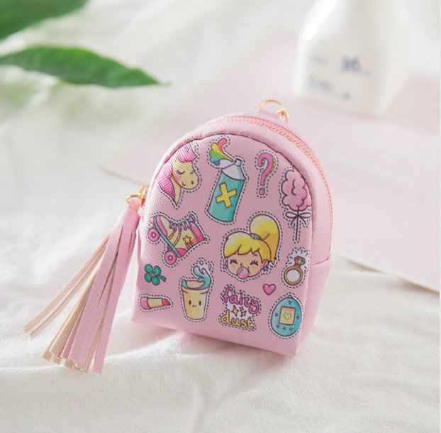 printing backpack coin purse