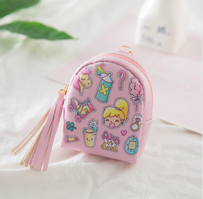 printing backpack coin purse