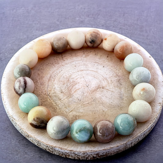 Natural LARDERITE Stone Bracelet 10mm 1Pcs
