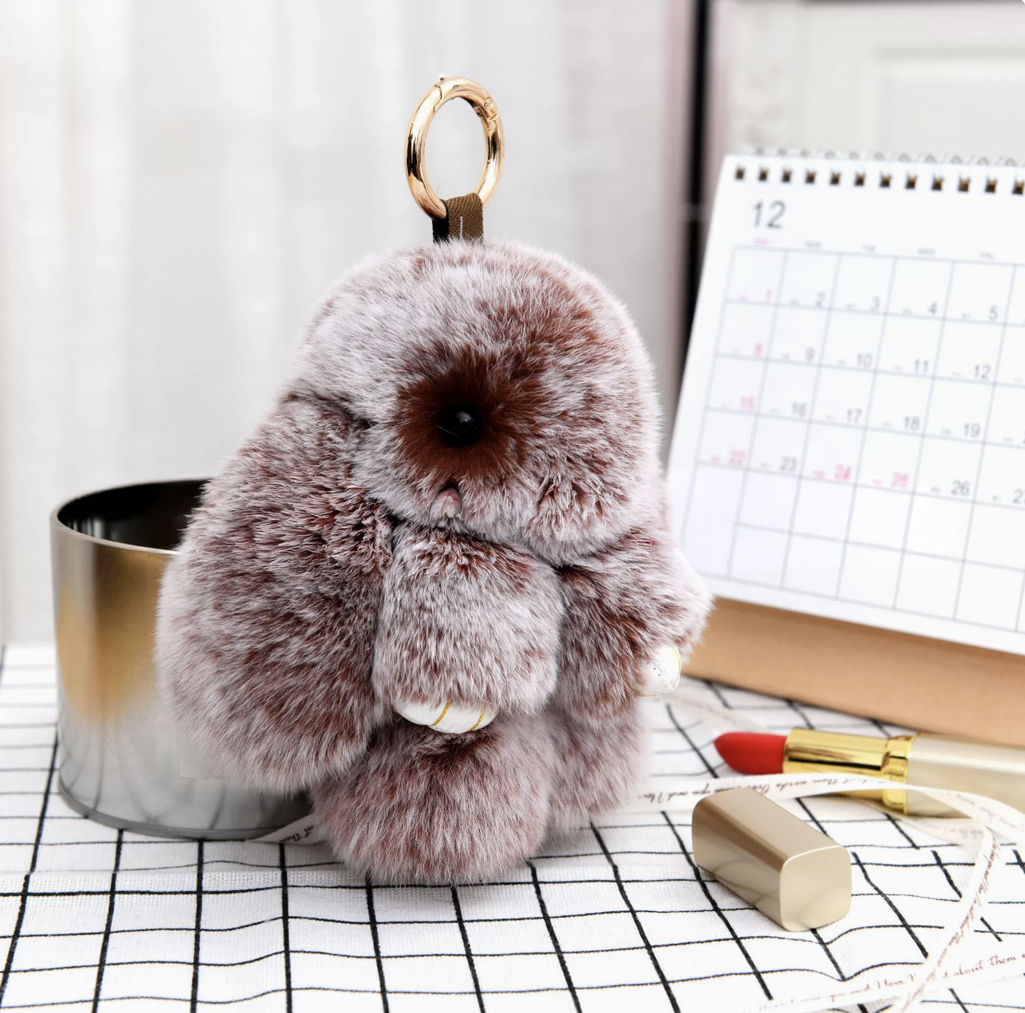 Handmade Soft Bunny Keychain