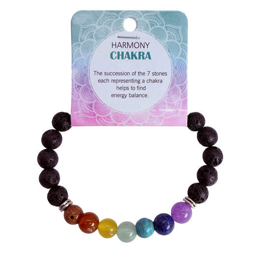 Natural HARMONY CHAKRA Stone Bracelet 1 Pcs