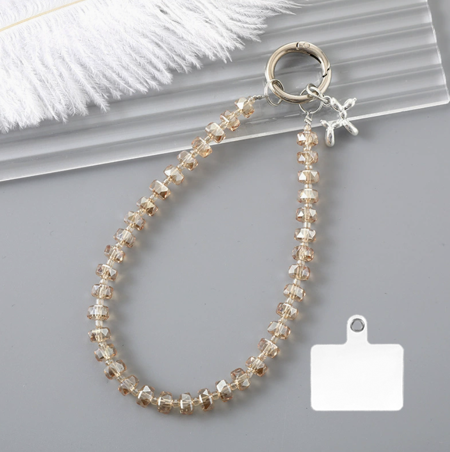 Crystal Beads Bling Collar Phone Chain
