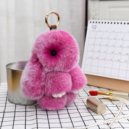 Handmade Soft Bunny Keychain