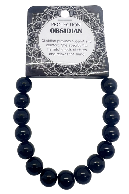 Natural Stone Bracelet 10mm with Floor Display 420pcs