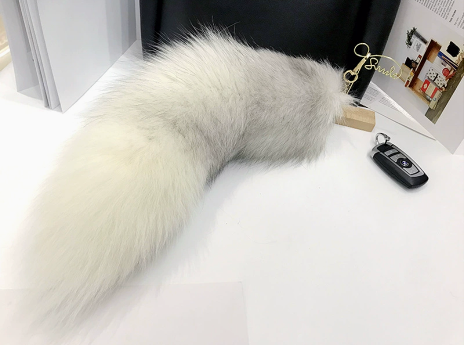 Fox Tail Keychain