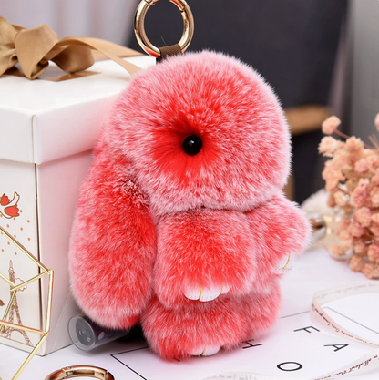 Handmade Soft Bunny Keychain