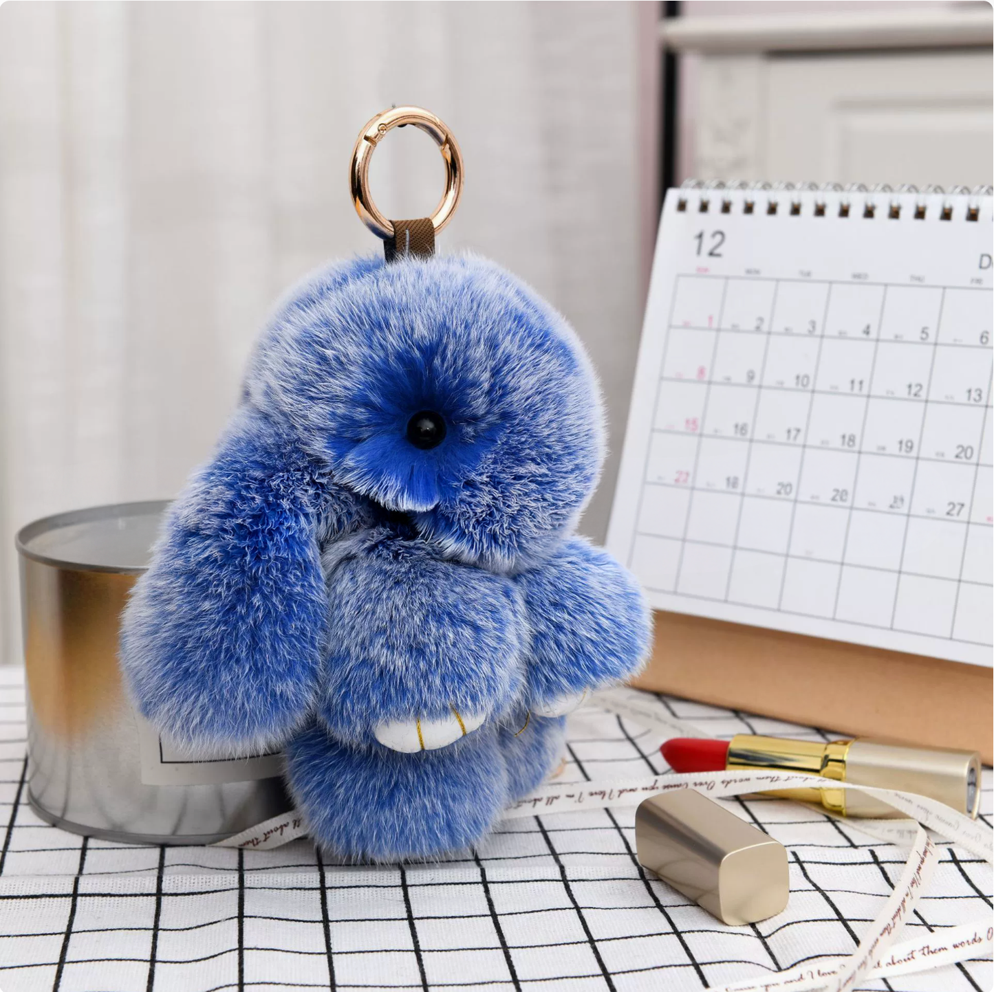 Handmade Soft Bunny Keychain