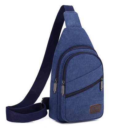 Canvas material Crossbody Bag