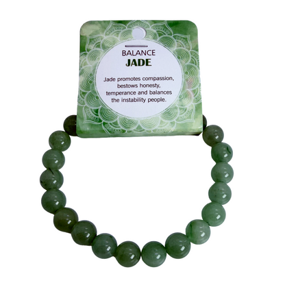 Natural Jade Stone Bracelet 8mm