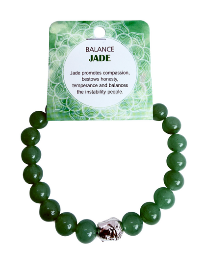 Natural Jade Stone Bracelet 8mm