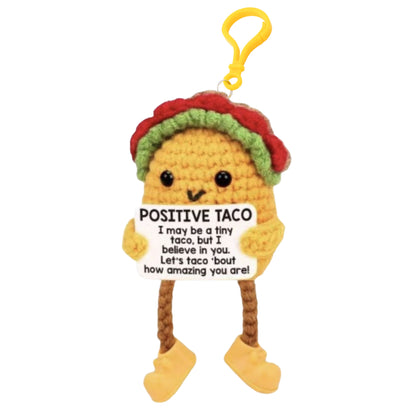 Heart  Potato  Taco Crochet keychain