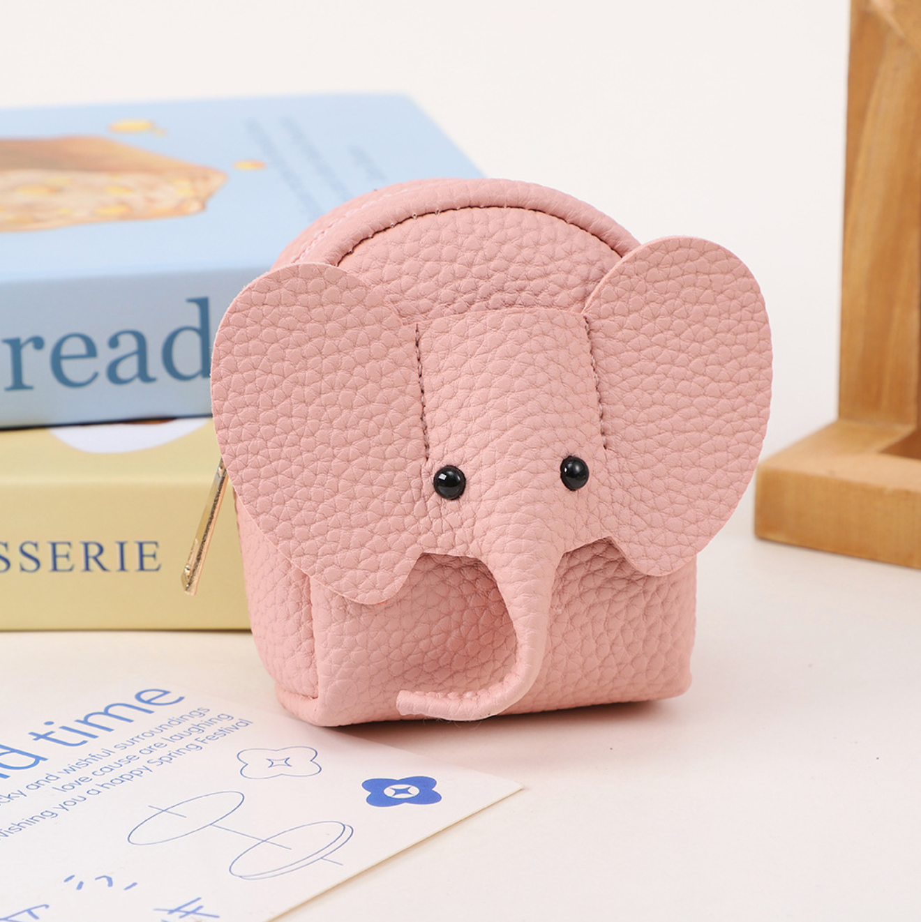 elephant backpack coin purse