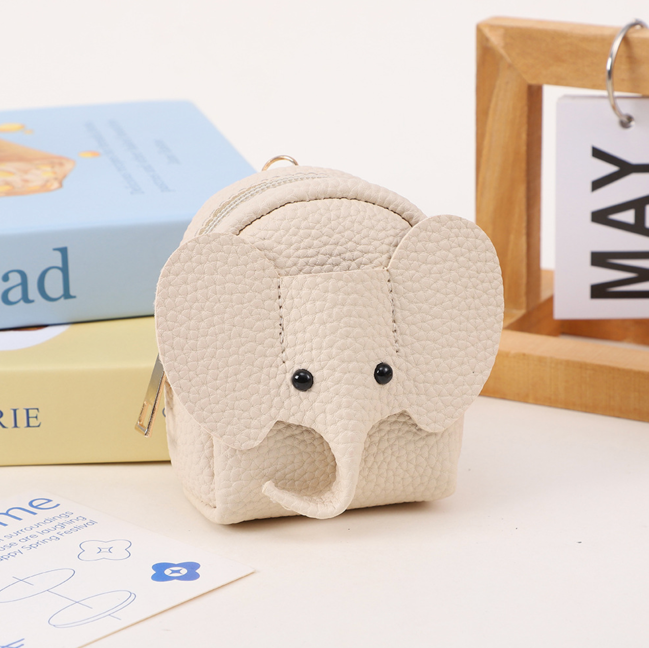 elephant backpack coin purse