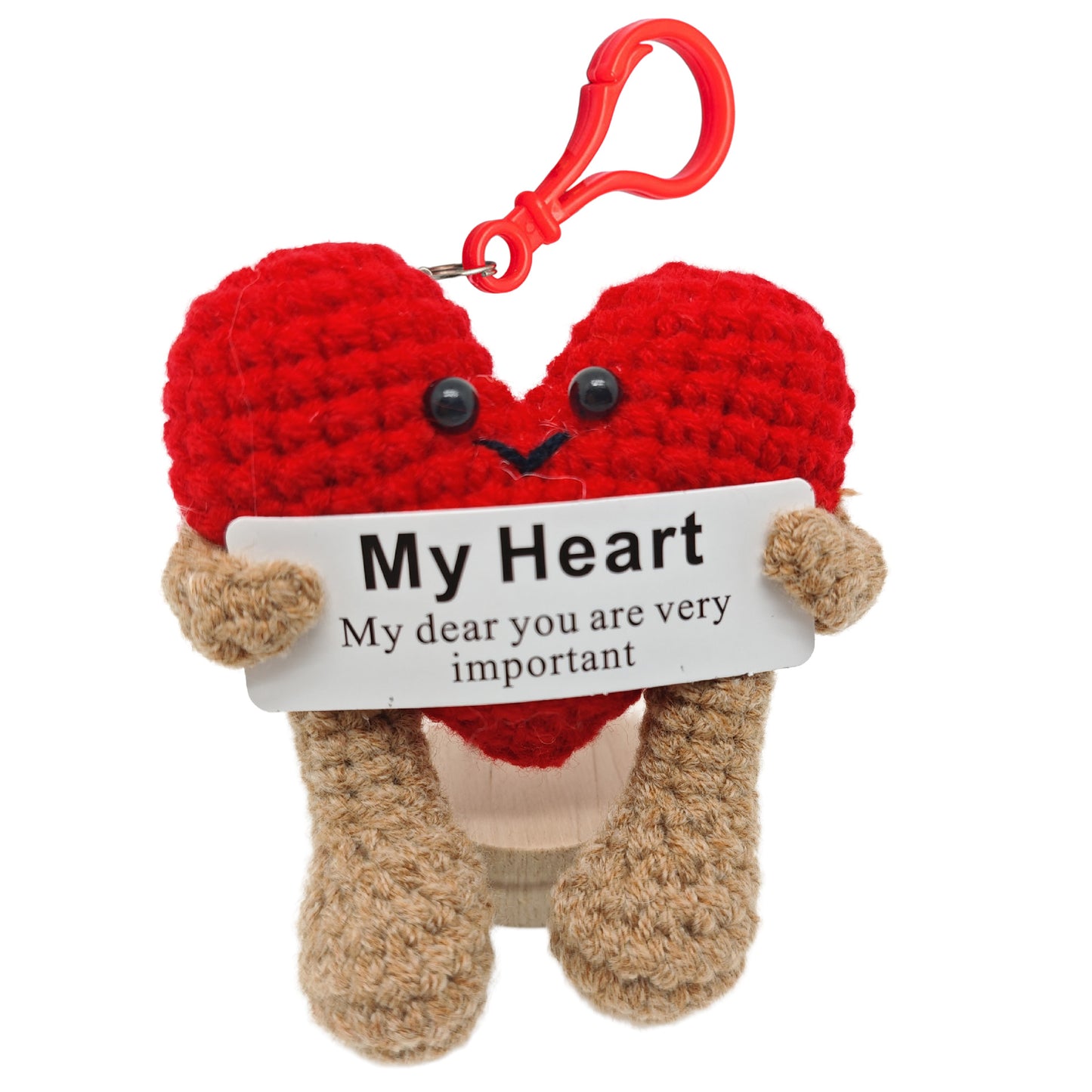 Heart  Potato  Taco Crochet keychain