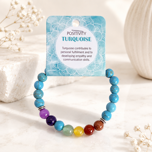 Natural Turquoise Stone Bracelet 8mm