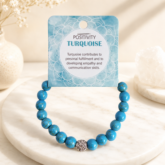 Natural Turquoise Stone Bracelet 8mm