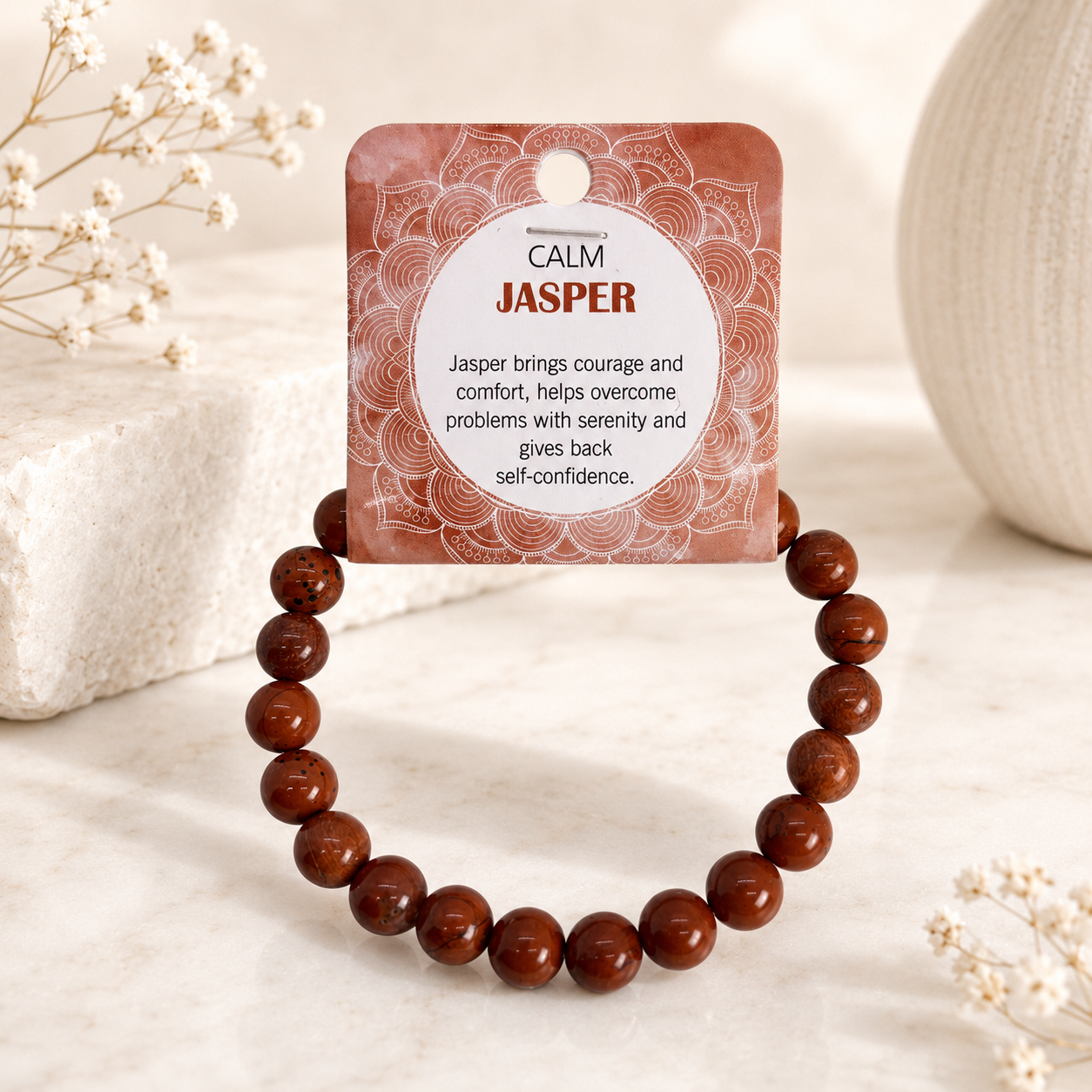 Natural Jasper Stone Bracelet 8mm